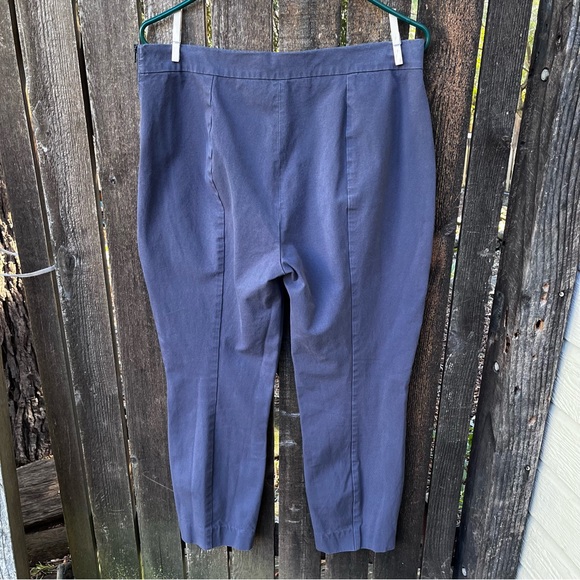 Everlane The Side-Zip Stretch Cotton Slate Gray Pants Sz 14 - Picture 11 of 16